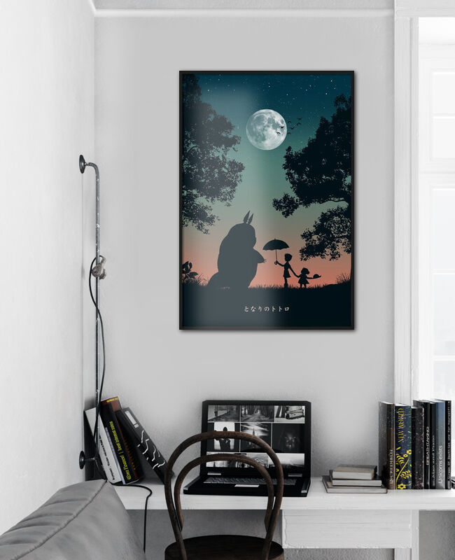 My neighbor under the moon