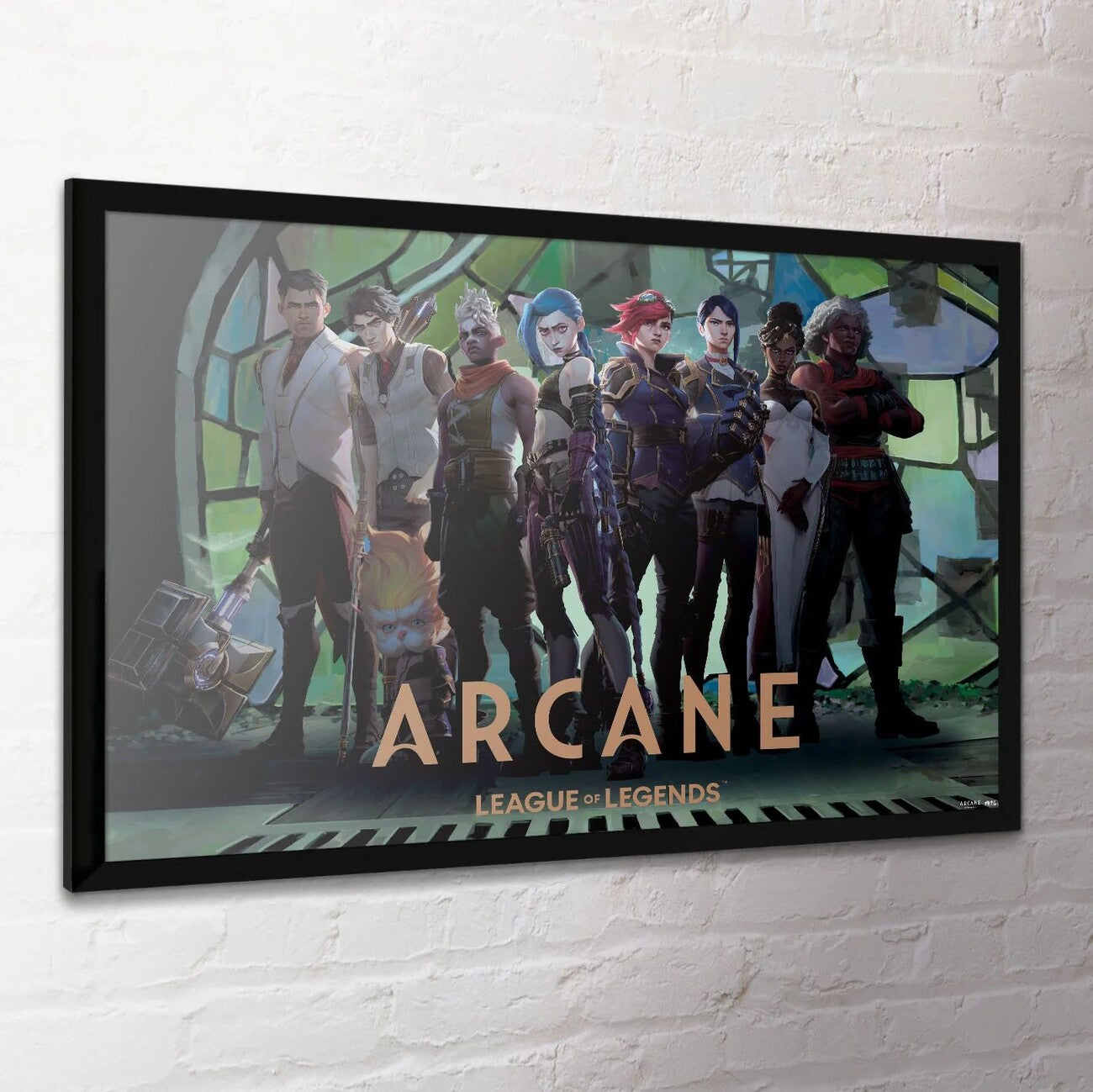 Arcane - Characters in Zaun Arcade 91.5 × 61 cm