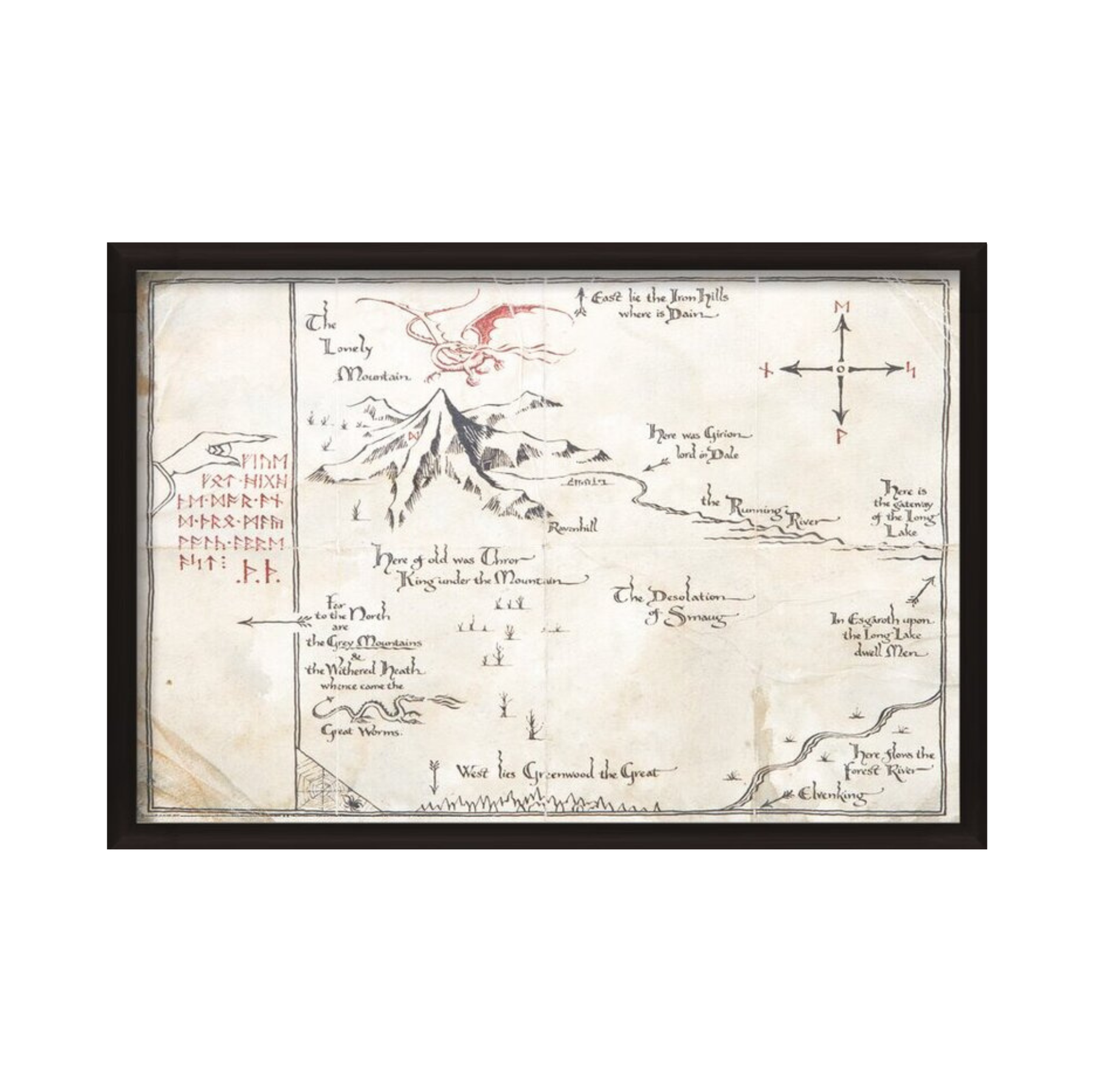 Hobbit - Map of The Unexpected Journey