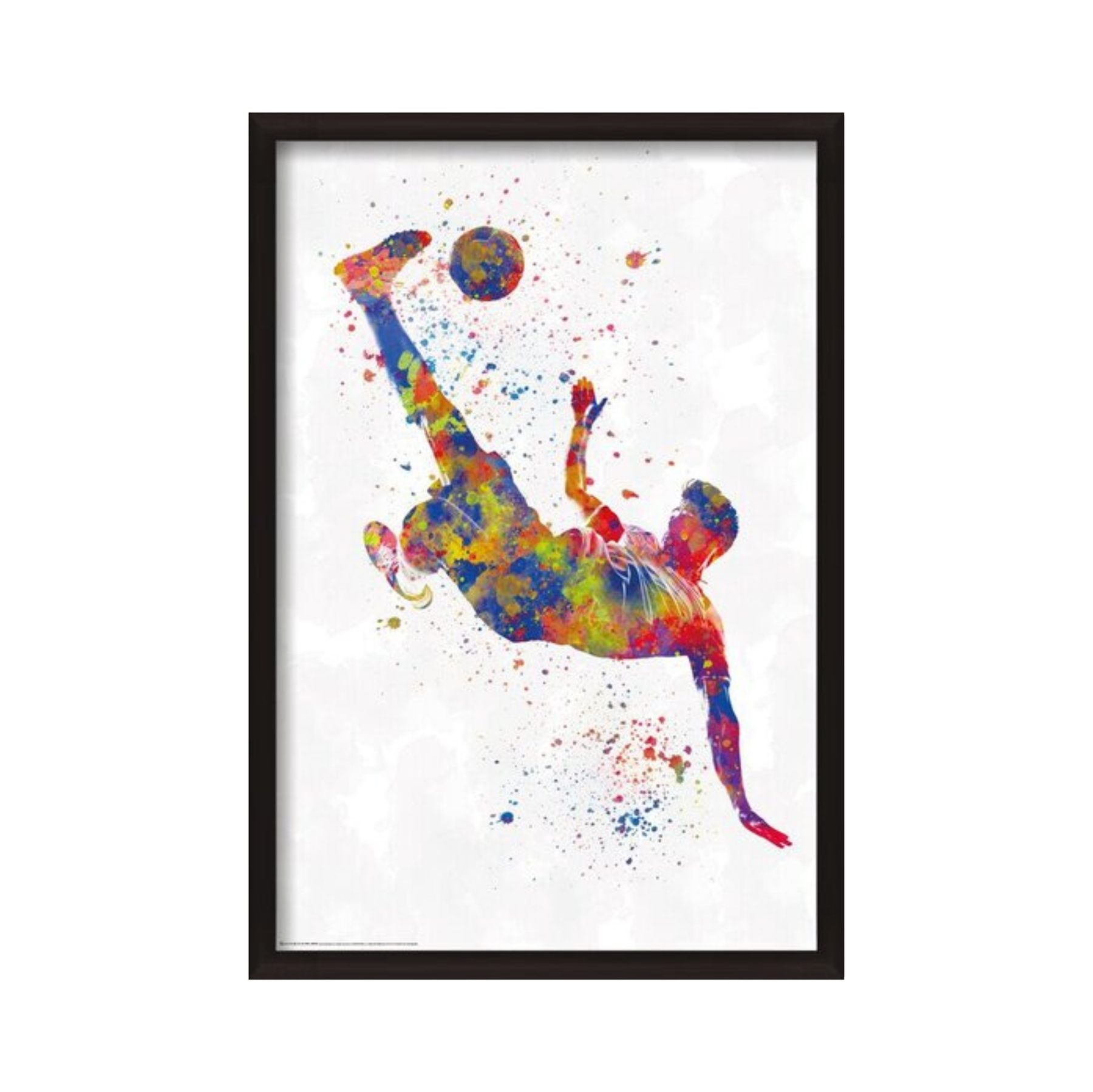 Soccer Player in watecolor