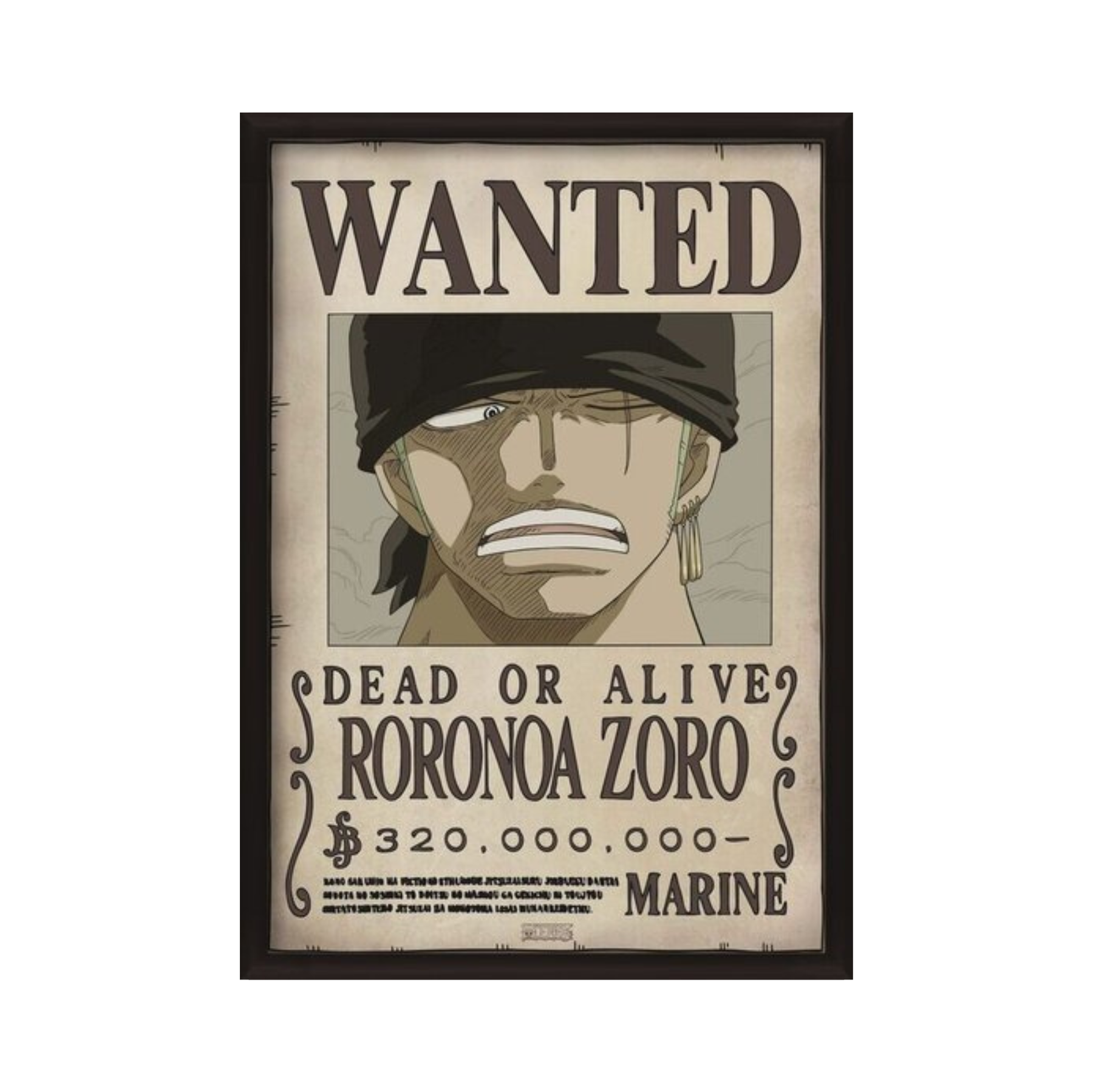 One Piece - Wanted Zoro
