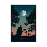 My neighbor under the moon