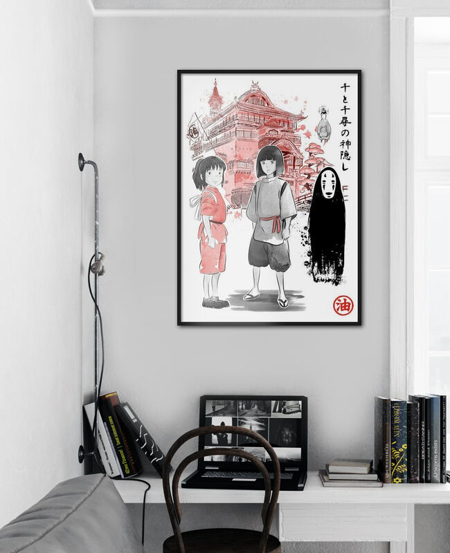 Spirited sumi e