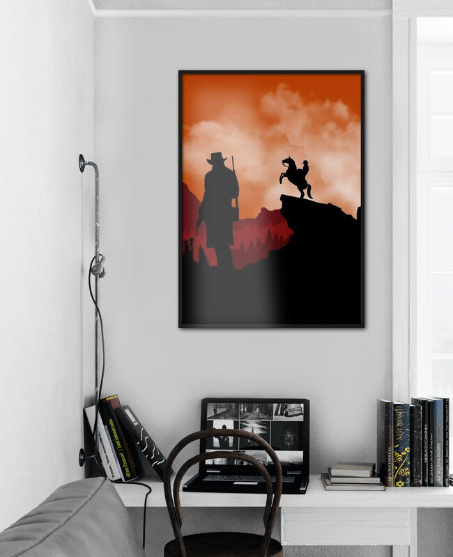 red dead redemption 2 minimalis art