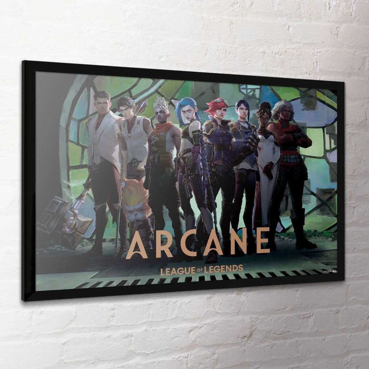 Arcane - Characters in Zaun Arcade 91.5 × 61 cm