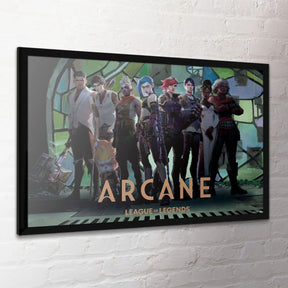 Arcane - Characters in Zaun Arcade 91.5 × 61 cm