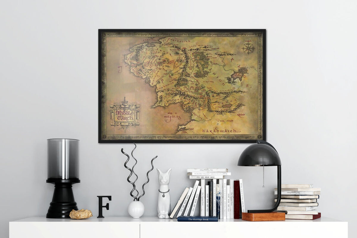 The Lord of the Rings - Map of the Middle Earth