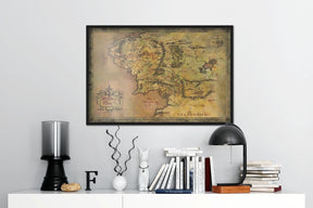 The Lord of the Rings - Map of the Middle Earth