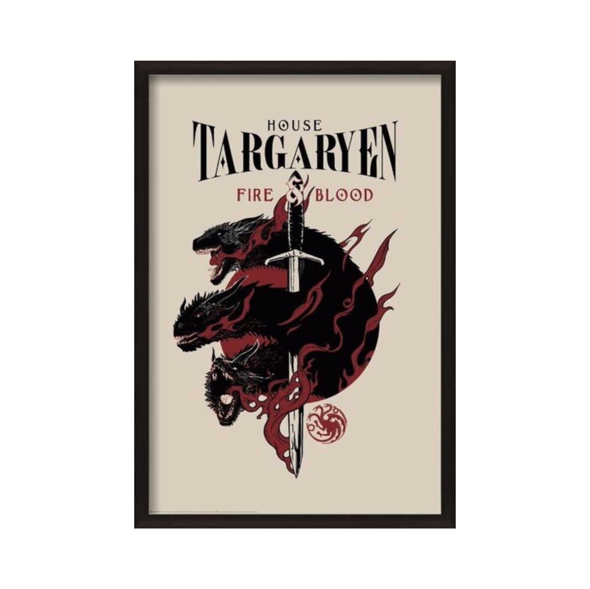 Game of Thrones - House Targaryen 61 × 91.5 cm