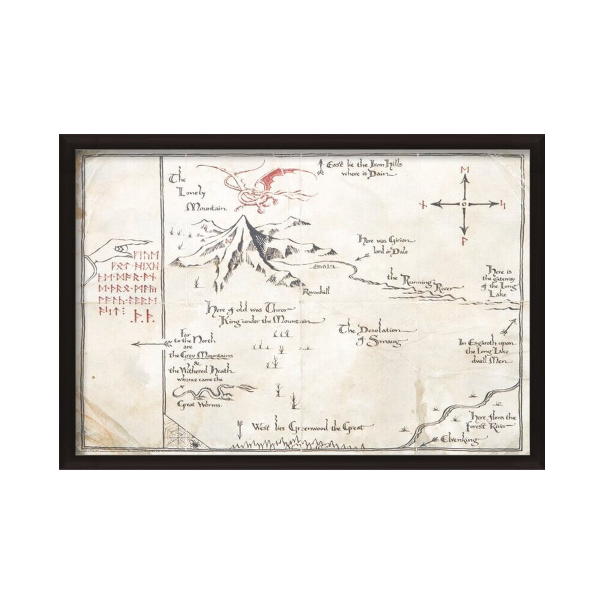 Hobbit - Map of The Unexpected Journey