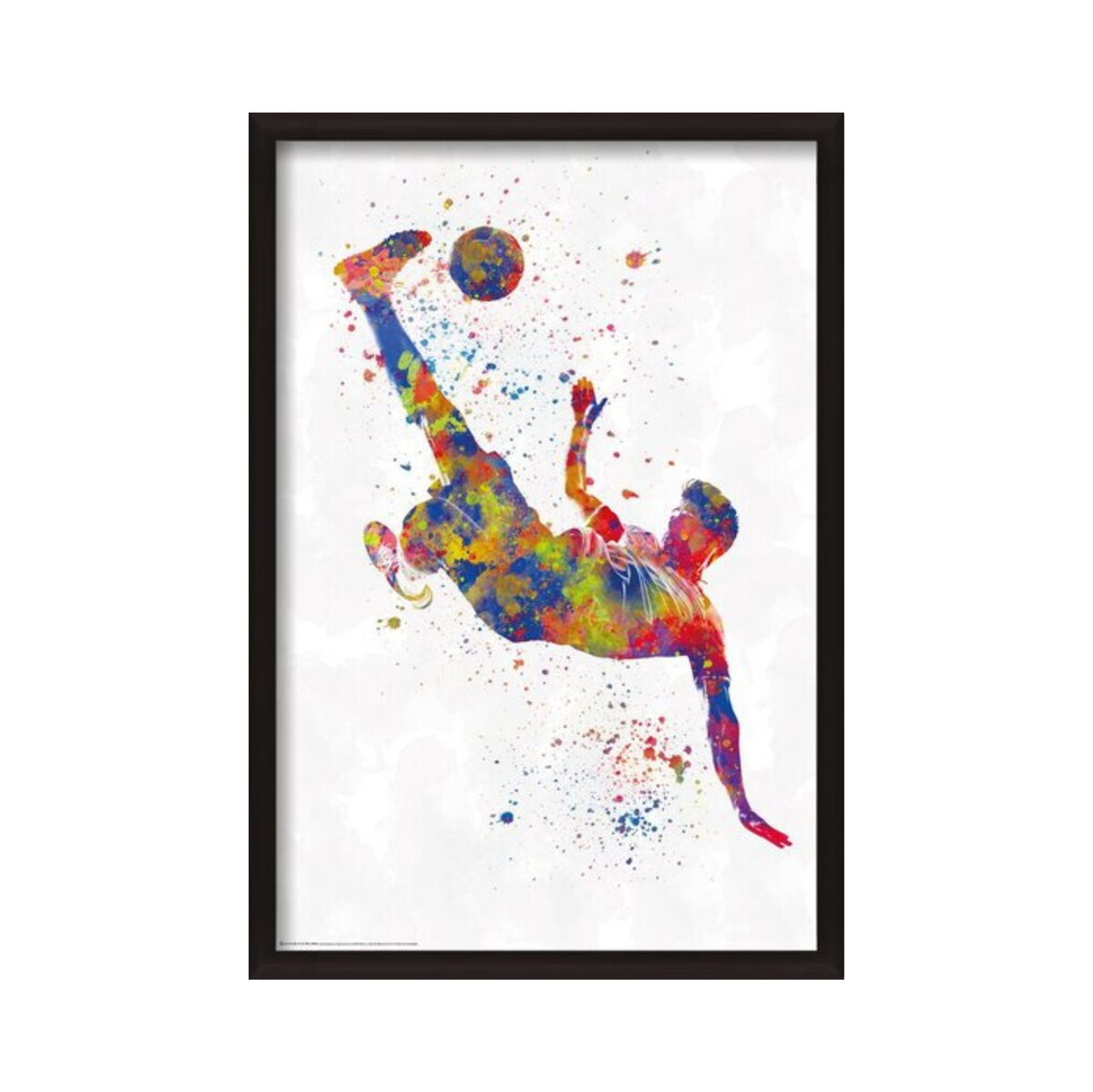 Soccer Player in watecolor