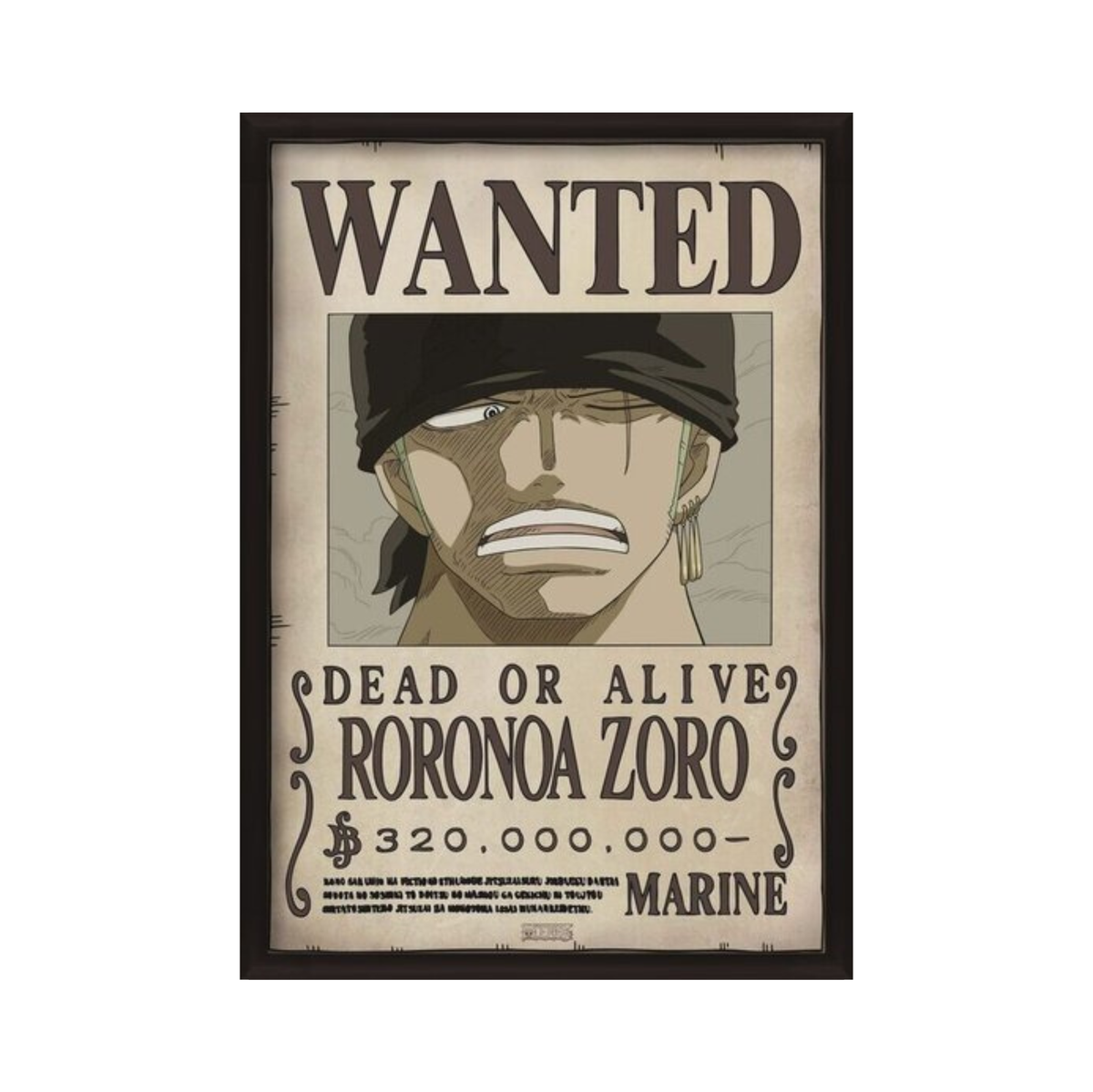 One Piece - Wanted Zoro