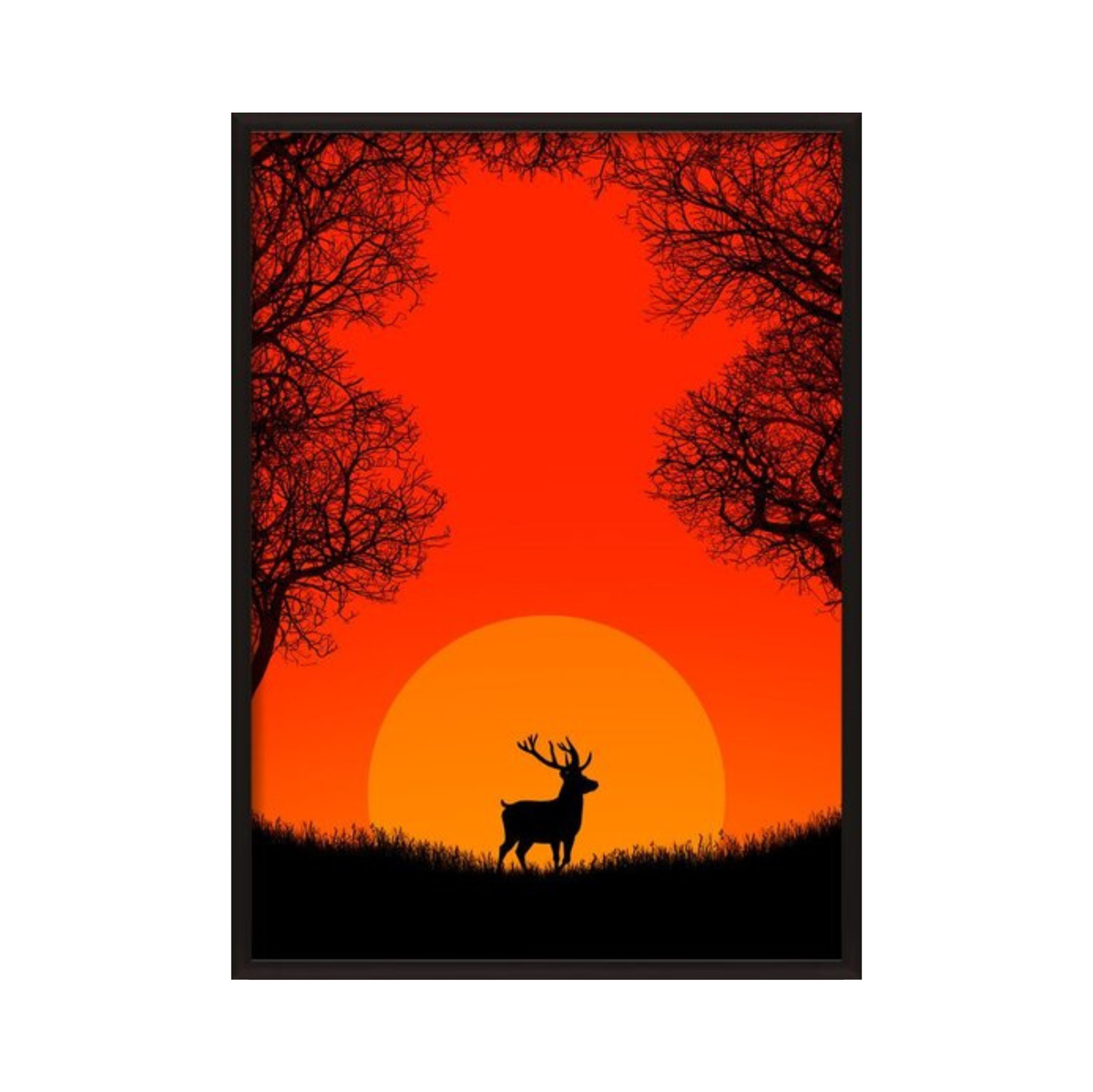 Silhouette Red Dead