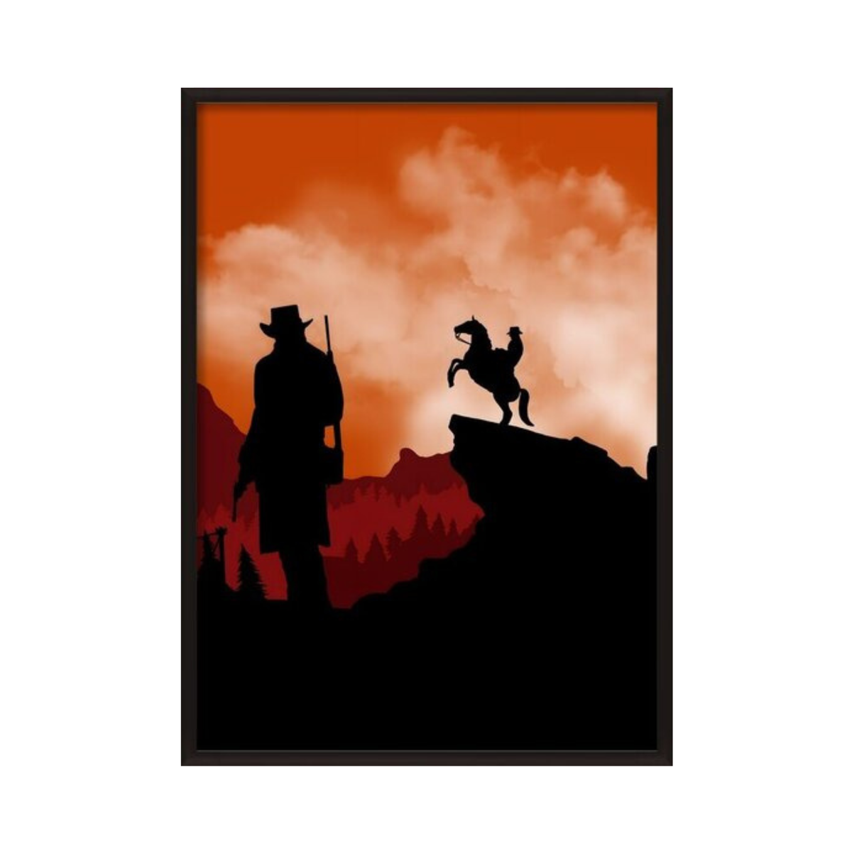 red dead redemption 2 minimalis art