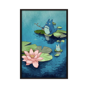 Totoro Fishing in the pond