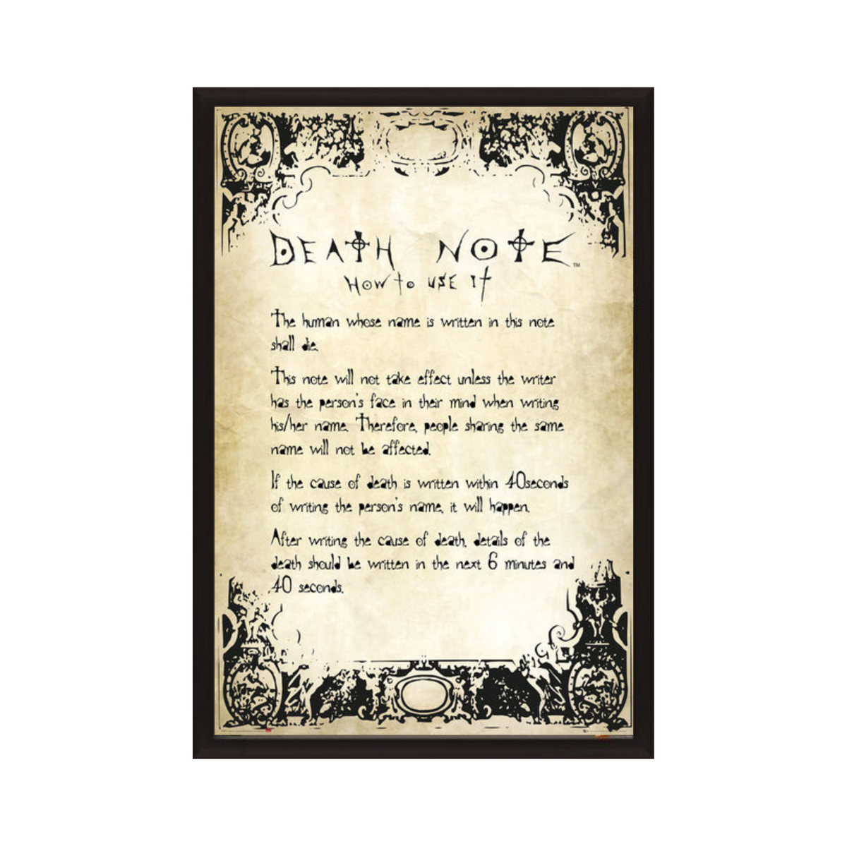 Death Note - Rules
